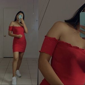 CUTE RED DRESS
